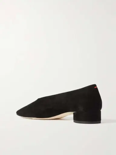 aeyde Delia Suede Ballet Flats | Thumbnail 3 aeyde Delia Suede Ballet Flats | Thumbnail 3