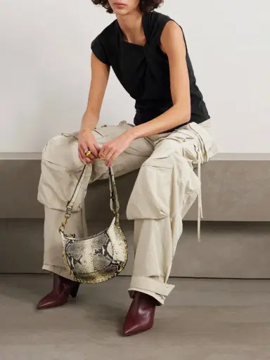 Isabel Marant Nayda Knotted Cotton-jersey Top | Thumbnail 2 Isabel Marant Nayda Knotted Cotton-jersey Top | Thumbnail 2