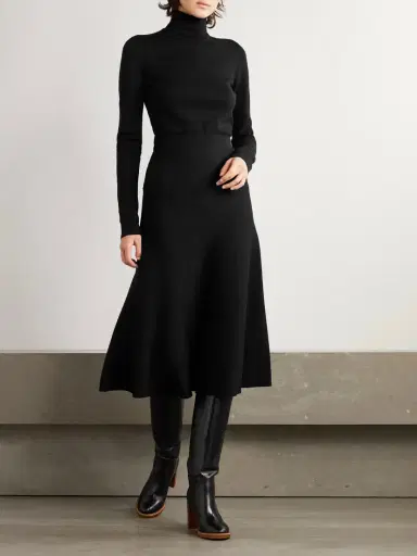 Gabriela Hearst Freddie Wool, Cashmere And Silk-blend Midi Skirt | Thumbnail 2 Gabriela Hearst Freddie Wool, Cashmere And Silk-blend Midi Skirt | Thumbnail 2