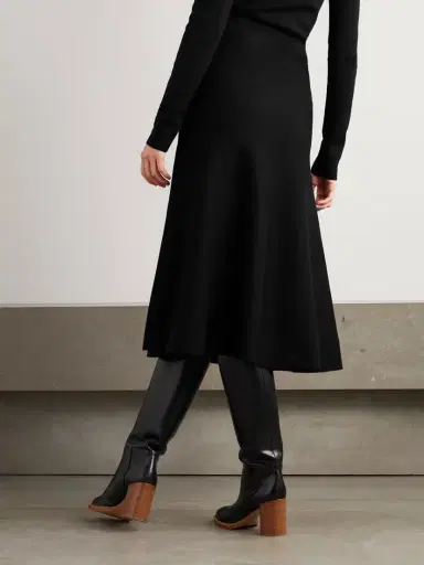 Gabriela Hearst Freddie Wool, Cashmere And Silk-blend Midi Skirt | Thumbnail 3 Gabriela Hearst Freddie Wool, Cashmere And Silk-blend Midi Skirt | Thumbnail 3