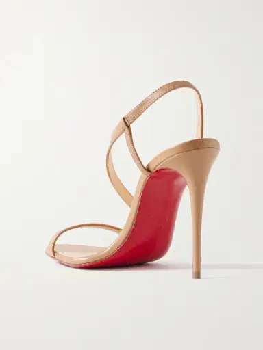 Christian Louboutin Rosalie 100 Pvc-trimmed Leather Sandals | Thumbnail 3 Christian Louboutin Rosalie 100 Pvc-trimmed Leather Sandals | Thumbnail 3