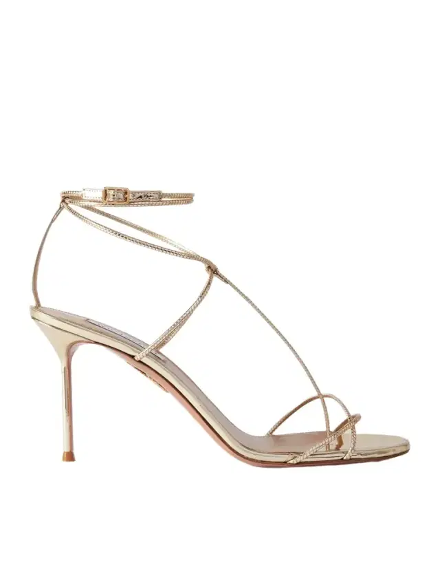 Roman Romance Metallic Leather Sandals