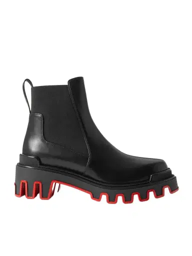 Christian Louboutin Marchacroche Dune Leather Chelsea Boots | Thumbnail 1 Christian Louboutin Marchacroche Dune Leather Chelsea Boots | Thumbnail 1