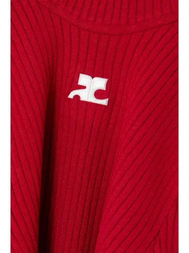 Courrèges Embroidered Ribbed-knit Top | Thumbnail 4 Courrèges Embroidered Ribbed-knit Top | Thumbnail 4