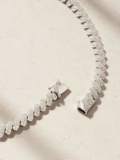 Anita Ko 18-karat White Gold Diamond Necklace | Thumbnail 3 Anita Ko 18-karat White Gold Diamond Necklace | Thumbnail 3