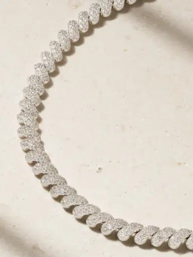 Anita Ko 18-karat White Gold Diamond Necklace | Thumbnail 4 Anita Ko 18-karat White Gold Diamond Necklace | Thumbnail 4