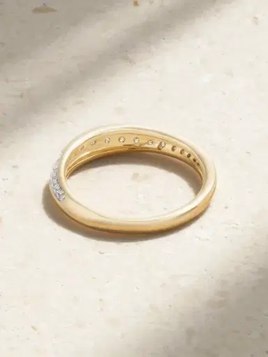 STONE AND STRAND Twist 10-karat Gold Diamond Ring | Thumbnail 3 STONE AND STRAND Twist 10-karat Gold Diamond Ring | Thumbnail 3