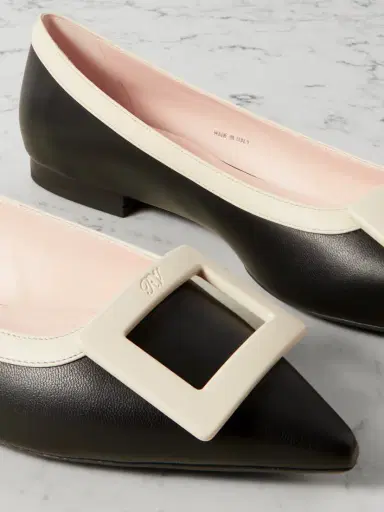 Roger Vivier Gommettine Buckled Patent-leather Ballet Flats | Thumbnail 4 Roger Vivier Gommettine Buckled Patent-leather Ballet Flats | Thumbnail 4