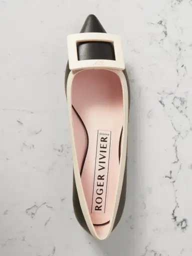 Roger Vivier Gommettine Buckled Patent-leather Ballet Flats | Thumbnail 5 Roger Vivier Gommettine Buckled Patent-leather Ballet Flats | Thumbnail 5