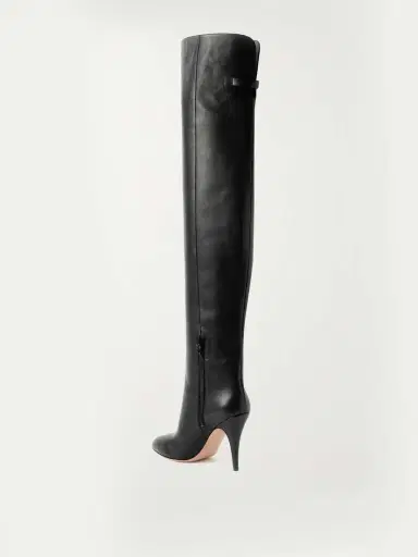 Valentino Garavani 105 Buckle-embellished Leather Over-the-knee Boots | Thumbnail 3 Valentino Garavani 105 Buckle-embellished Leather Over-the-knee Boots | Thumbnail 3