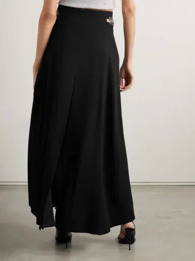 Rabanne Cutout Embellished Cady Maxi Skirt | Thumbnail 3 Rabanne Cutout Embellished Cady Maxi Skirt | Thumbnail 3