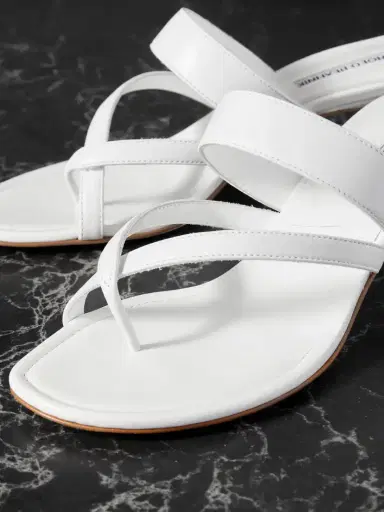 Manolo Blahnik Susa 50 Leather Sandals | Thumbnail 4 Manolo Blahnik Susa 50 Leather Sandals | Thumbnail 4