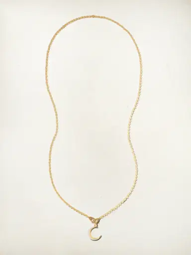 Foundrae Medium Belcher Sister Hook Crescent 18-karat Gold Diamond Necklace | Thumbnail 4 Foundrae Medium Belcher Sister Hook Crescent 18-karat Gold Diamond Necklace | Thumbnail 4