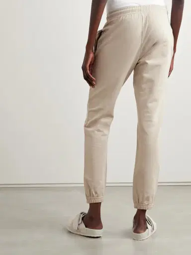 Moncler Appliquéd Cotton-jersey Tapered Track Pants | Thumbnail 3 Moncler Appliquéd Cotton-jersey Tapered Track Pants | Thumbnail 3