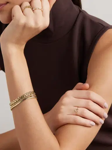 Jennifer Meyer 18-karat Gold Diamond Ring | Thumbnail 5 Jennifer Meyer 18-karat Gold Diamond Ring | Thumbnail 5