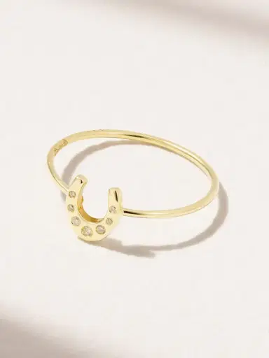 Jennifer Meyer 18-karat Gold Diamond Ring | Thumbnail 1 Jennifer Meyer 18-karat Gold Diamond Ring | Thumbnail 1