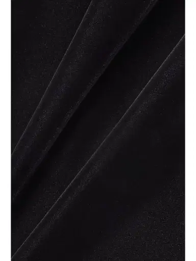 Saint Laurent Strapless Satin-trimmed Velvet Mini Dress | Thumbnail 4 Saint Laurent Strapless Satin-trimmed Velvet Mini Dress | Thumbnail 4