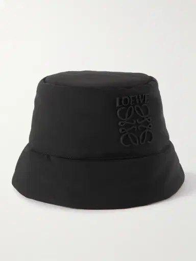 Loewe Logo-Appliquéd Padded Nylon Bucket Hat - Men | Thumbnail 4 Loewe Logo-Appliquéd Padded Nylon Bucket Hat - Men | Thumbnail 4