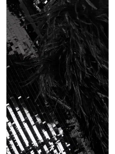 Taller Marmo Del Rio Disco Feather-trimmed Sequined Tulle Midi Dress | Thumbnail 4 Taller Marmo Del Rio Disco Feather-trimmed Sequined Tulle Midi Dress | Thumbnail 4