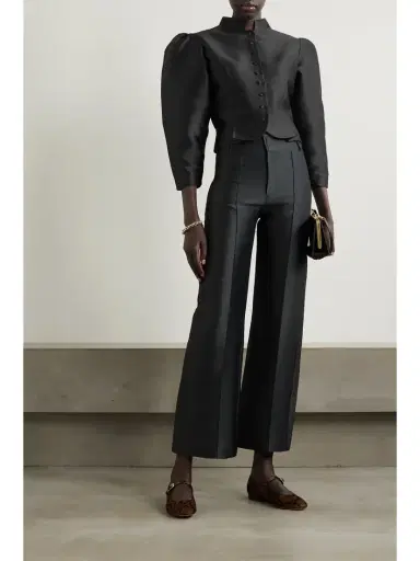 DESTREE Amoako Cropped Faille Jacket | Thumbnail 2 DESTREE Amoako Cropped Faille Jacket | Thumbnail 2