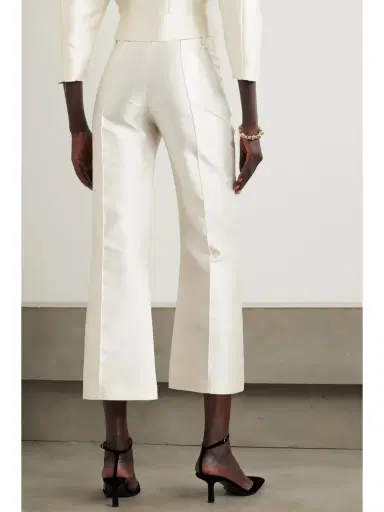DESTREE Yoshitomo Pleated Faille Wide-leg Pants | Thumbnail 3 DESTREE Yoshitomo Pleated Faille Wide-leg Pants | Thumbnail 3