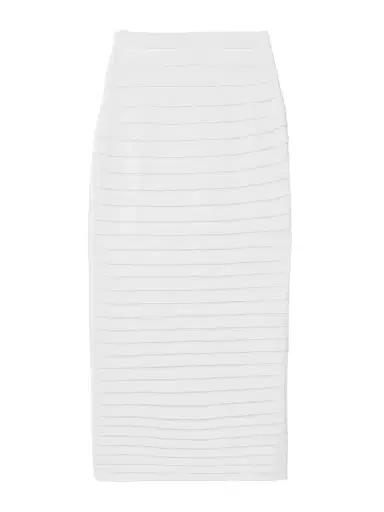 Alaïa Layered Stretch-knit Midi Skirt | Thumbnail 1 Alaïa Layered Stretch-knit Midi Skirt | Thumbnail 1