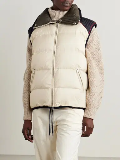 Loro Piana Andry Reversible Two-tone Quilted Shell Down Vest | Thumbnail 3 Loro Piana Andry Reversible Two-tone Quilted Shell Down Vest | Thumbnail 3