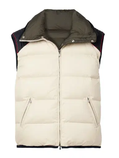 Loro Piana Andry Reversible Two-tone Quilted Shell Down Vest | Thumbnail 1 Loro Piana Andry Reversible Two-tone Quilted Shell Down Vest | Thumbnail 1