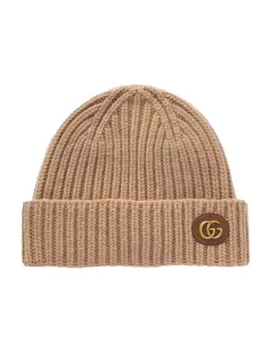 Gucci Victor Appliquéd Ribbed Wool And Cashmere-blend Beanie | Thumbnail 1 Gucci Victor Appliquéd Ribbed Wool And Cashmere-blend Beanie | Thumbnail 1