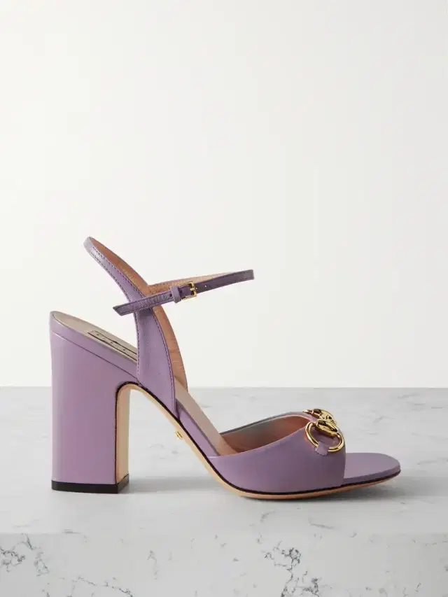 Lady Horsebit-detailed Leather Sandals