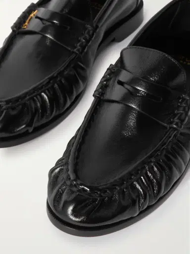 Saint Laurent Le Loafer Leather Loafers | Thumbnail 4 Saint Laurent Le Loafer Leather Loafers | Thumbnail 4
