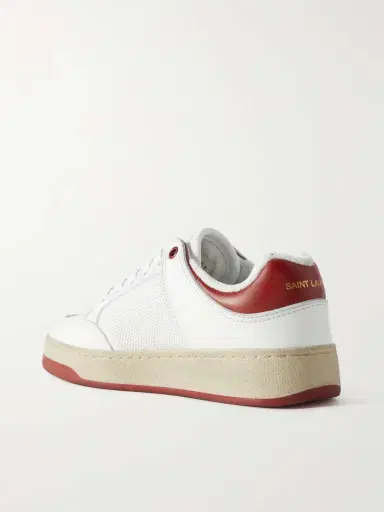 Saint Laurent Sl61 Logo-print Perforated Leather Sneakers - EU 42 | Thumbnail 3 Saint Laurent Sl61 Logo-print Perforated Leather Sneakers - EU 42 | Thumbnail 3