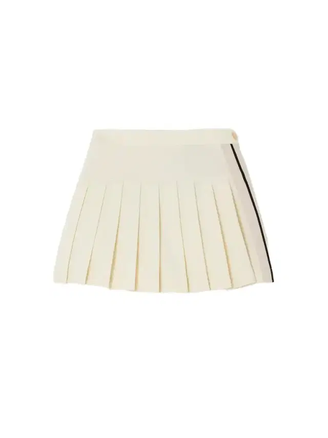Pleated Crepe Tennis Skirt