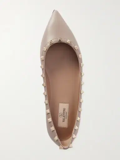 Valentino Garavani Rockstud Leather Point-toe Flats | Thumbnail 5 Valentino Garavani Rockstud Leather Point-toe Flats | Thumbnail 5