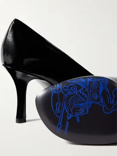 Burberry Glossed-leather Pumps | Thumbnail 4 Burberry Glossed-leather Pumps | Thumbnail 4