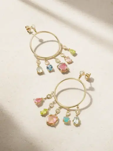 Jacquie Aiche 14-karat Gold Multi-stone Earrings | Thumbnail 1 Jacquie Aiche 14-karat Gold Multi-stone Earrings | Thumbnail 1