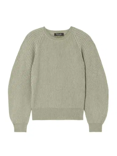 Loro Piana Ribbed Cashmere Sweater | Thumbnail 1 Loro Piana Ribbed Cashmere Sweater | Thumbnail 1