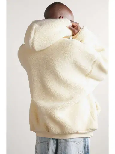 Balenciaga Oversized Hooded Faux Shearling Jacket | Thumbnail 4 Balenciaga Oversized Hooded Faux Shearling Jacket | Thumbnail 4