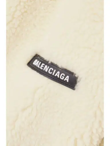 Balenciaga Oversized Hooded Faux Shearling Jacket | Thumbnail 5 Balenciaga Oversized Hooded Faux Shearling Jacket | Thumbnail 5