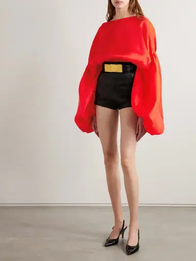 Khaite Quico Oversized Silk Blouse | Thumbnail 2 Khaite Quico Oversized Silk Blouse | Thumbnail 2