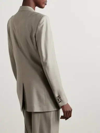 Loro Piana Ananda Double-breasted Wool-twill Blazer | Thumbnail 4 Loro Piana Ananda Double-breasted Wool-twill Blazer | Thumbnail 4