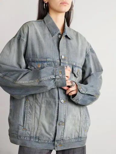 Balenciaga Oversized Denim Jacket | Thumbnail 3 Balenciaga Oversized Denim Jacket | Thumbnail 3
