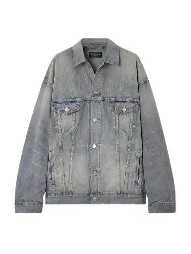 Balenciaga Oversized Denim Jacket | Thumbnail 1 Balenciaga Oversized Denim Jacket | Thumbnail 1