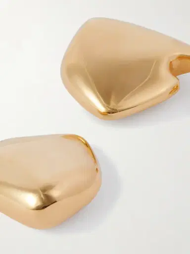 Bottega Veneta tone Hoop Earrings | Thumbnail 4 Bottega Veneta tone Hoop Earrings | Thumbnail 4