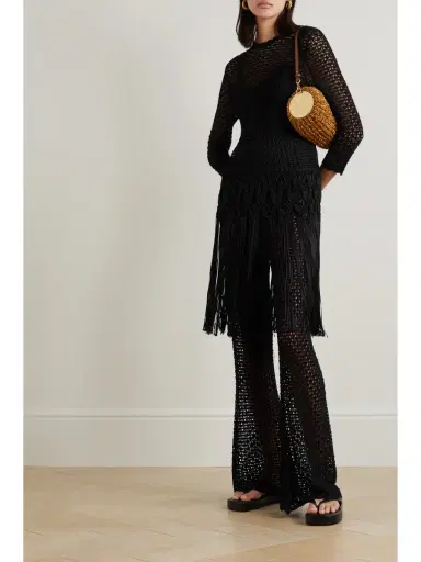Zimmermann Wonderland Crochet-knit Straight-leg Pants | Thumbnail 2 Zimmermann Wonderland Crochet-knit Straight-leg Pants | Thumbnail 2