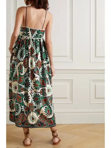 Ulla Johnson Mayra Embroidered Linen-blend Maxi Dress | Thumbnail 3 Ulla Johnson Mayra Embroidered Linen-blend Maxi Dress | Thumbnail 3