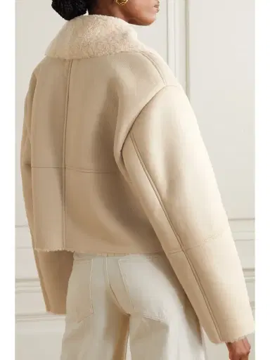 LOULOU STUDIO + Net Sustain Bugur Shearling Jacket | Thumbnail 4 LOULOU STUDIO + Net Sustain Bugur Shearling Jacket | Thumbnail 4