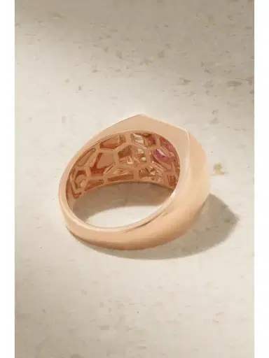 SHAY Champion 18-karat Rose Gold, Sapphire And Diamond Ring | Thumbnail 3 SHAY Champion 18-karat Rose Gold, Sapphire And Diamond Ring | Thumbnail 3