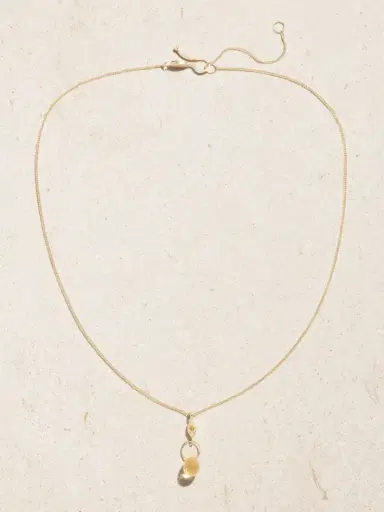 Melissa Joy Manning 14-karat Recycled Gold, Diamond And Citrine Necklace | Thumbnail 4 Melissa Joy Manning 14-karat Recycled Gold, Diamond And Citrine Necklace | Thumbnail 4