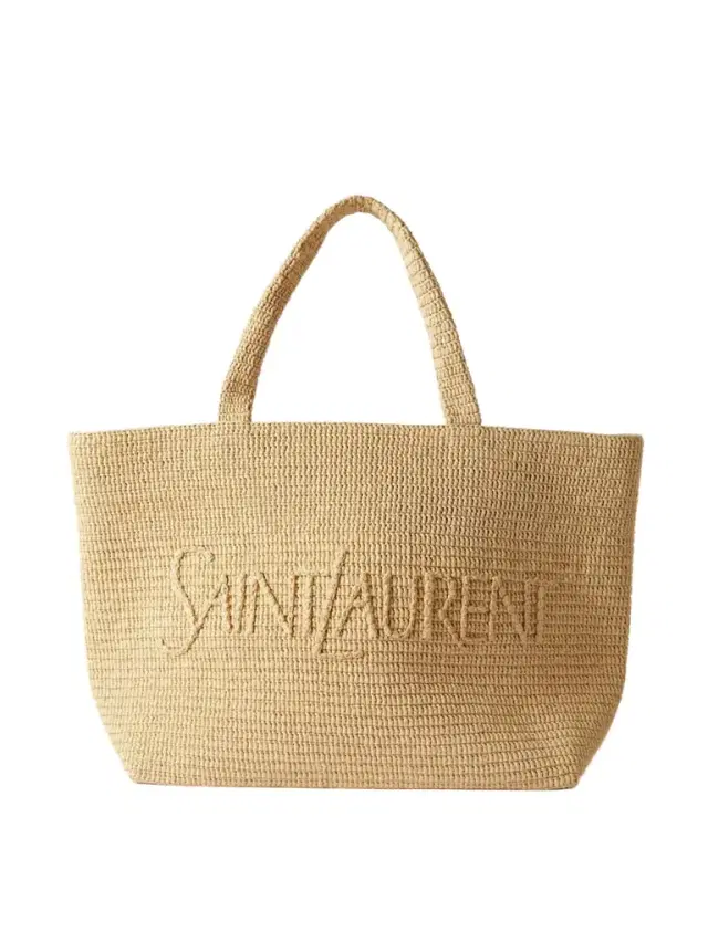 Oversized Raffia Tote